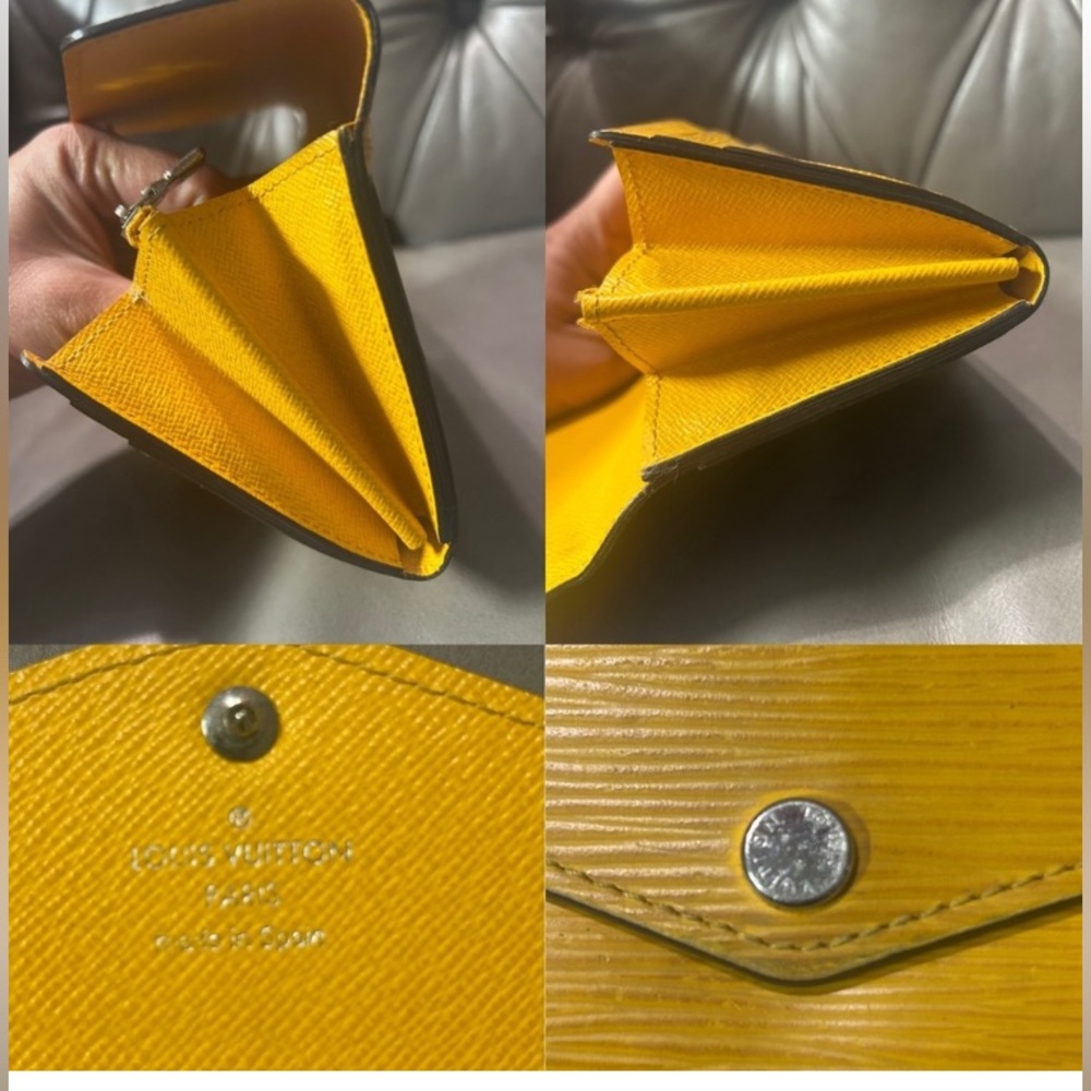 Louis Vuitton™ Yellow Wallet | Vintage - Picture 6 of 11